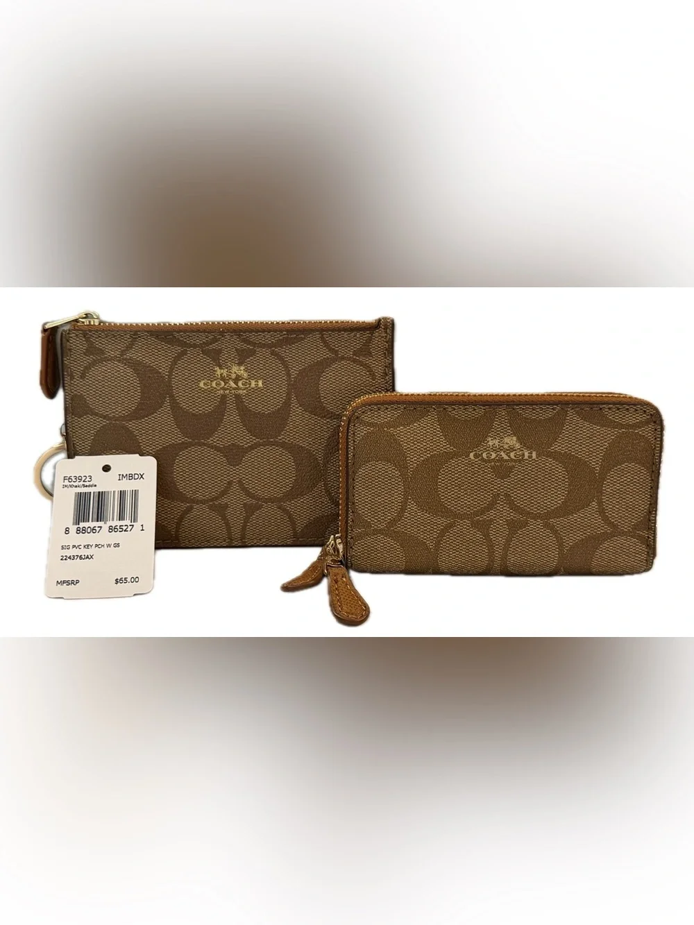 NWT~Set of 2 Coach Wallet/Coin Wallet~ Retail $145